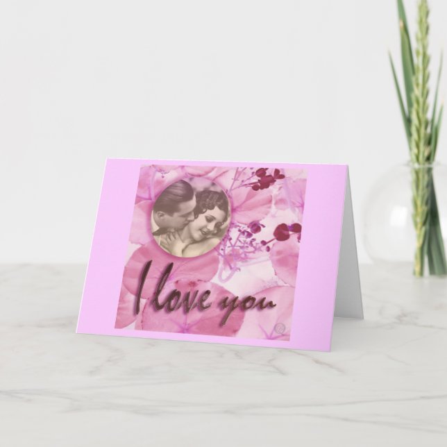 Vintage Liebe Karte Nr. 1 (Vorderseite)