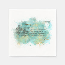 Vintage Liebe Letter Napkins