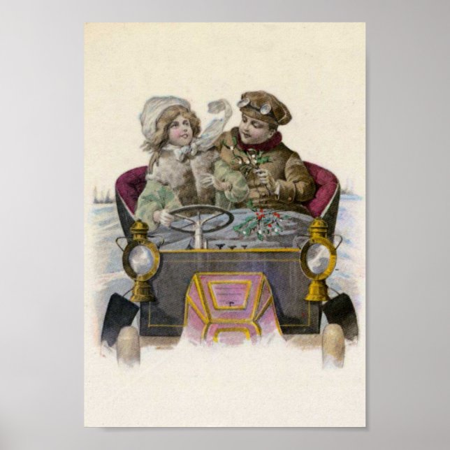 Vintage Liebe Poster (Vorne)