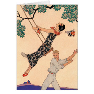 Vintage Liebe Romantik, Escarpolette Swing Barbier