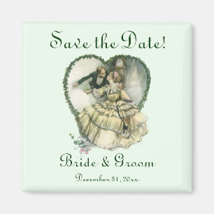 Vintage Liebe, Romantik, Romantik, Save the Date Magnet