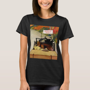 Vintage Liebe, Straße gesperrt, fahren Sie auf eig T-Shirt