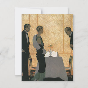 Vintage Liebe und Romantik, Elegantes Dinner für P