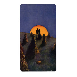 Vintage Liebe und Romantik, Ernte Moon Kiss