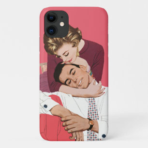Vintage Liebe und Romantik, Frischvermählte in Ros Case-Mate iPhone Hülle