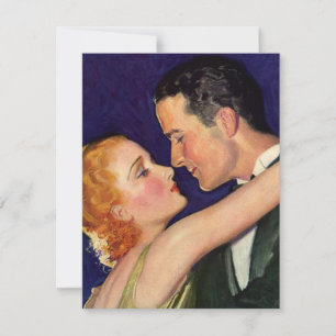 Vintage Liebe und Romantik, Hollywood Save the Dat Einladung