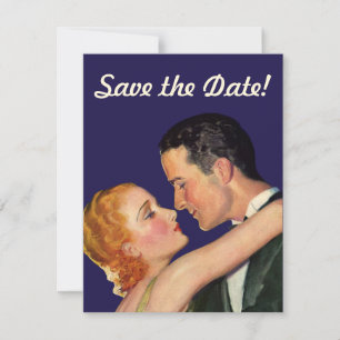 Vintage Liebe und Romantik, Hollywood Save the Dat Save The Date