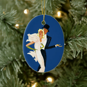 Vintage Liebe und Romantik, modernes Hochzeitskaff Keramikornament