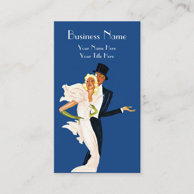 Vintage Liebe und Romantik, modernes Hochzeitskaff Visitenkarte (Vorderseite)