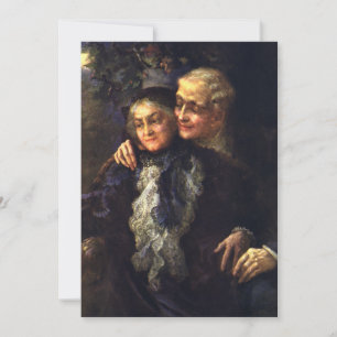 Vintage Liebe und Romantik, Party zum 50. Jubiläum Einladung