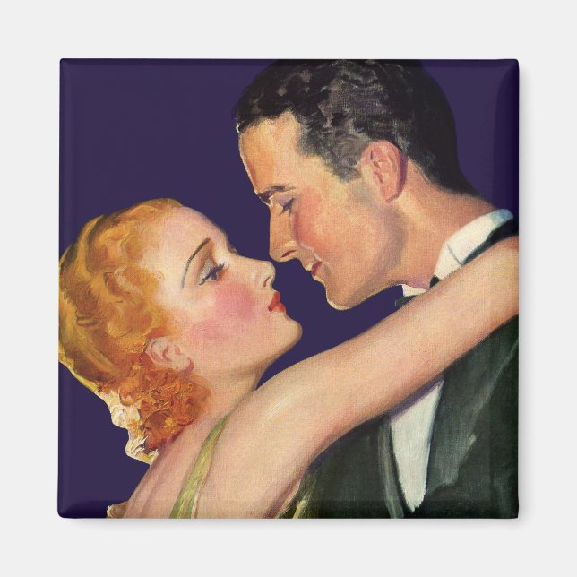 Vintage Liebe und Romantik, Retro Hollywood-Filme Magnet (Vorne)