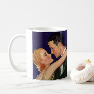 Vintage Liebe und Romantik, Retro Hollywood Movies Kaffeetasse