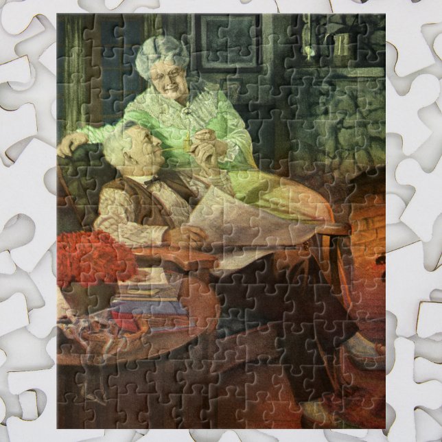 Vintage Liebe und Romantik; romantische Großeltern Puzzle (Von Creator hochgeladen)