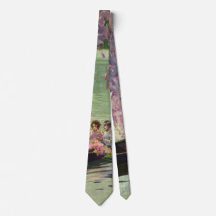 Vintage Liebe und Romantik, Romantischer Kanuausfl Krawatte
