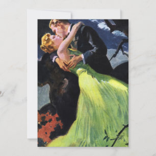 Vintage Liebe und Romantik, romantischer Kuss