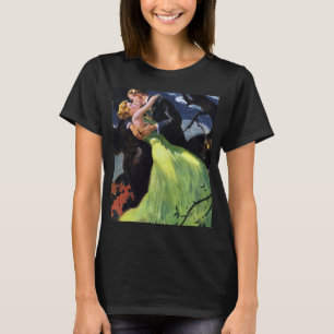Vintage Liebe und Romantik, romantischer Kuss T-Shirt