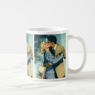 Vintage Liebe und Romantik, Weihnachts-Tanz Tasse