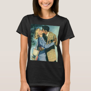 Vintage Liebe und Romantik, Weihnachtstanz T-Shirt