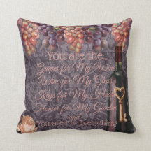 Vintage Liebe von Throw Kissen