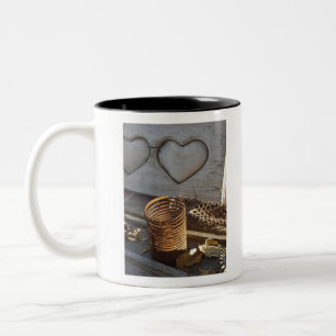 Vintage Liebe Zweifarbige Tasse