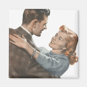 Vintage-Liebesromanze Frischvermählte - Sollen wir Magnet