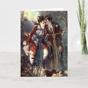 Vintage Liebhaber - Anpassen Feiertagskarte