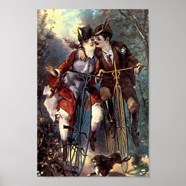 Vintage Liebhaber Poster (Vorne)