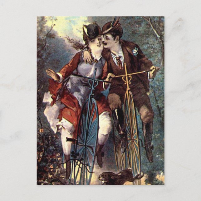 Vintage Liebhaber Postkarte (Vorderseite)