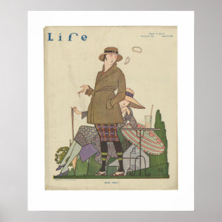 Vintage Life Magazine Poster 19. August 1920