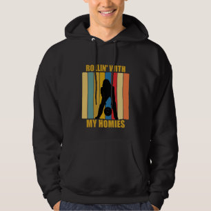 Vintage Liga Bowlers Rollin mit meiner Heimat 10 P Hoodie