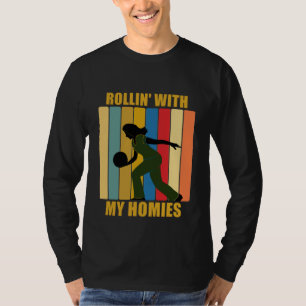 Vintage Liga Bowlers Rollin mit meiner Heimat 10 P T-Shirt