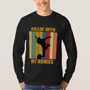 Vintage Liga Bowlers Rollin mit meiner Heimat 10 P T-Shirt