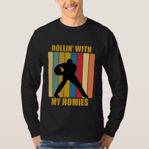 Vintage Liga Bowlers Rollin mit meiner Heimat 10 P T-Shirt
