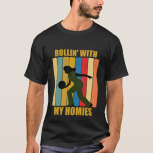 Vintage Liga Bowlers Rollin mit meiner Heimat 10 P T-Shirt