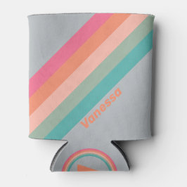 Vintage Lilac-Armstreifen mit Namen Dosenkühler