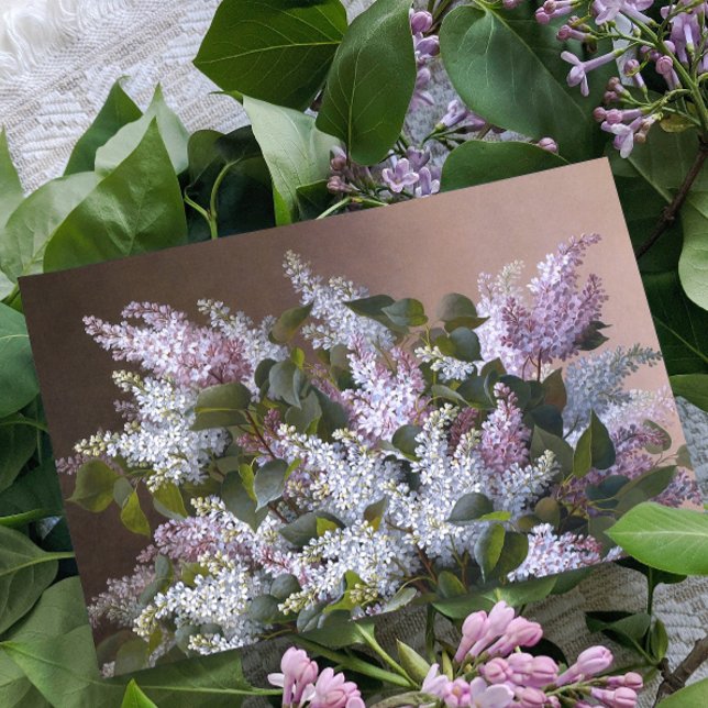 Vintage Lilacs am Muttertag Karte (Von Creator hochgeladen)