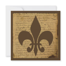 Vintage Lilie Einladung zur Hochzeit