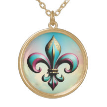 Vintage Lilie Necklace, katholisch