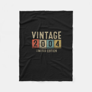 Vintage limitierte Auflage 2004 aus dem Jahr 2004, Fleecedecke