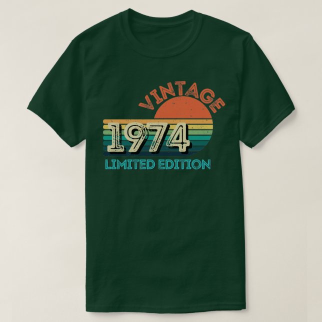 Vintage limitierte Auflage von 19742 T-Shirt (Design vorne)
