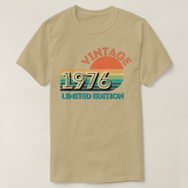 Vintage limitierte Auflage von 19762 T-Shirt (Design vorne)