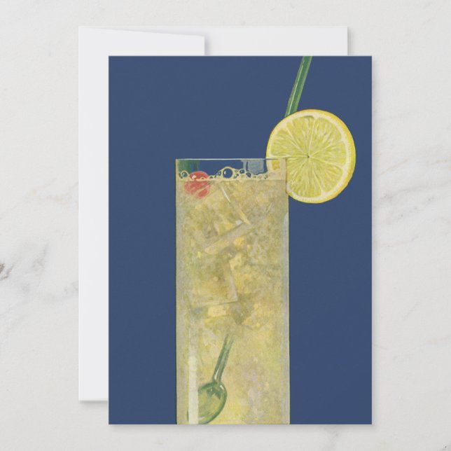 Vintage-Limonade oder Fruchtsoda, Getränke (Vorderseite)
