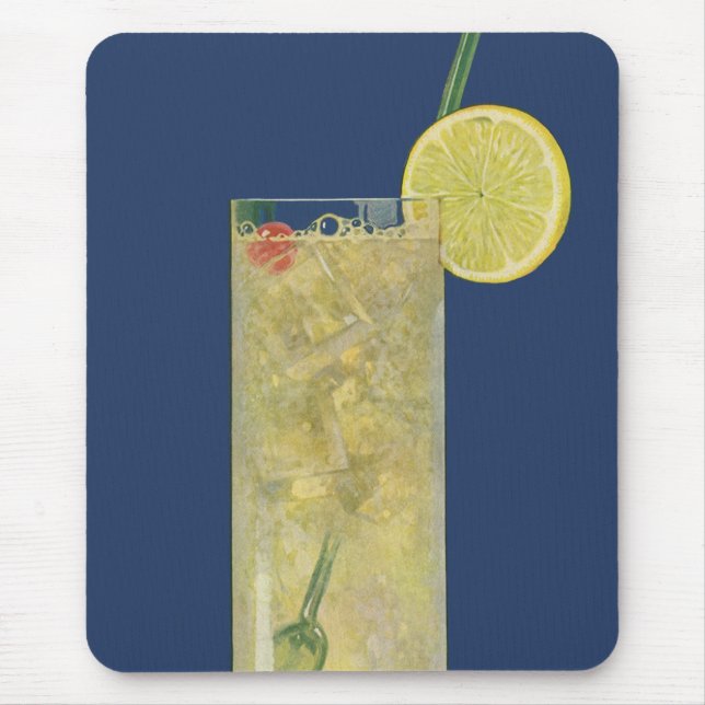 Vintage-Limonade oder Fruchtsoda, Getränke Mousepad (Vorne)