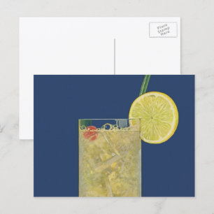 Vintage-Limonade oder Fruchtsoda, Getränke Postkarte