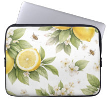 Vintage-Limonenblüten-Muster | Cottagecore-Zitrusf