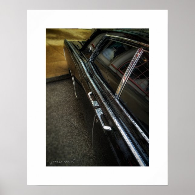 Vintage Lincoln Continental Poster Druck (Vorne)