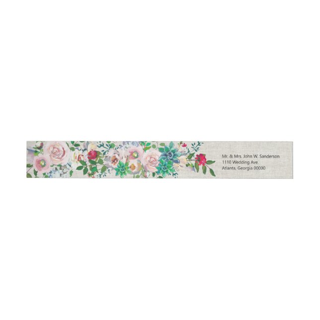 Vintage Linen sehen Blumenzehen aus (Person)