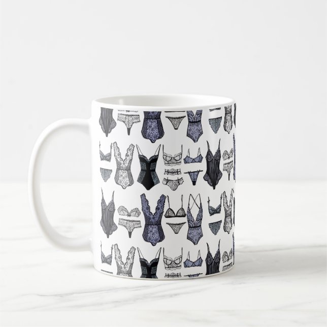 Vintage Lingerie Kaffeetasse (Links)