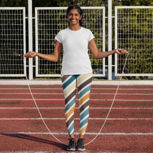 Vintage Linien Capri Leggings