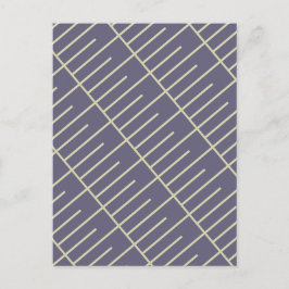 Vintage Linien Postkarte